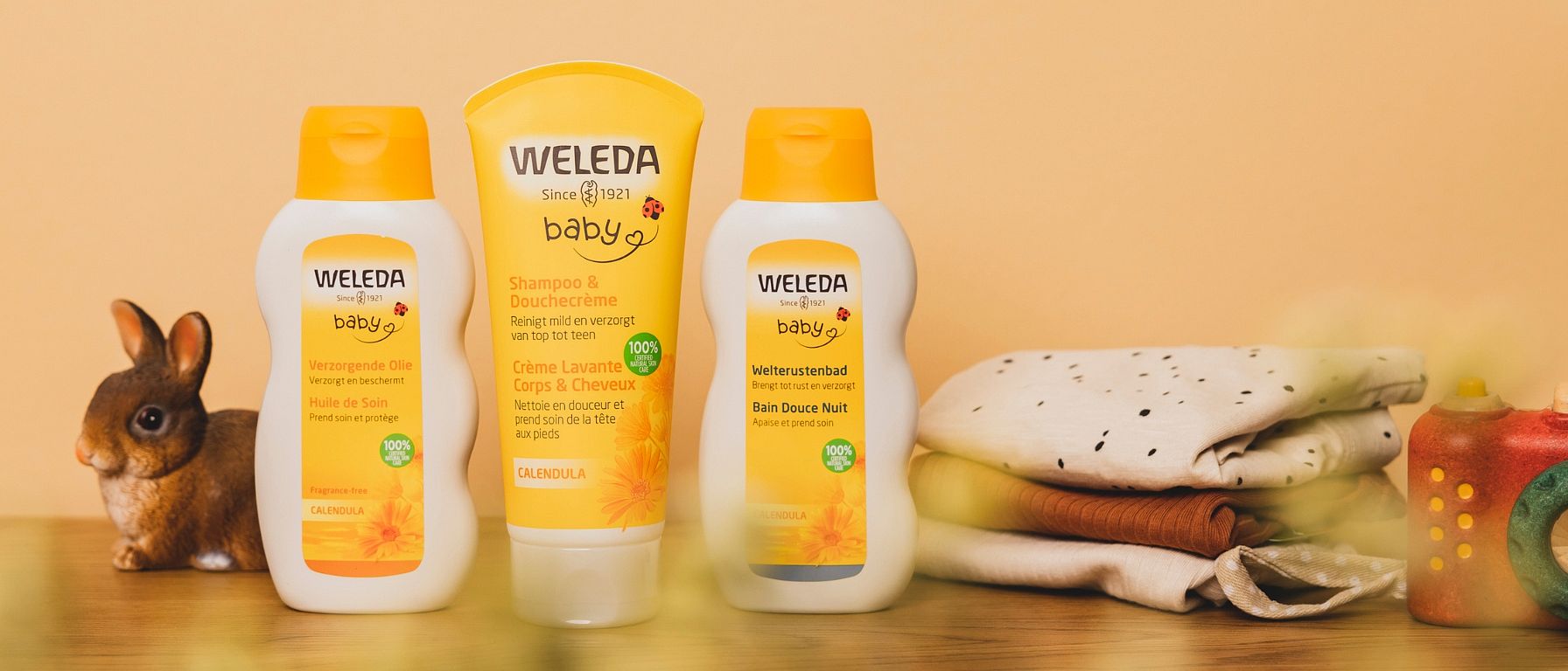 Verschoontafel voor de baby