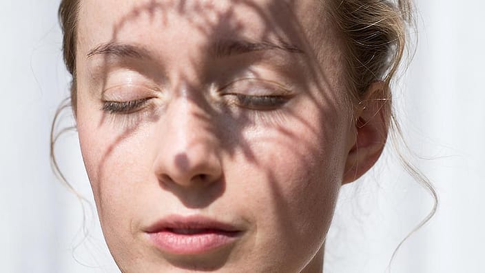 face of a woman