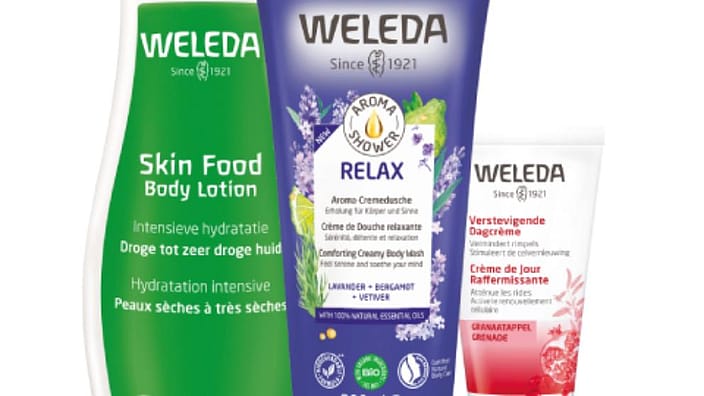 Drie Weleda producten
